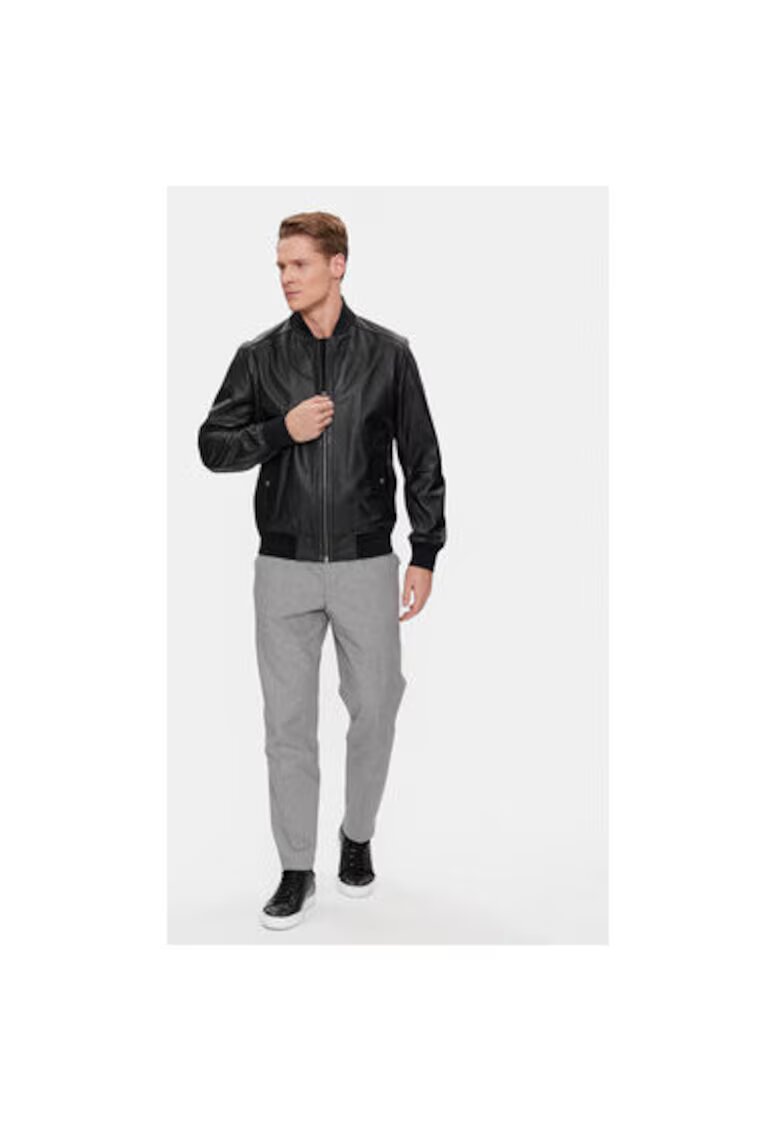 BOSS Мъжки панталон - 303642303 - Памук - Сив - Сив