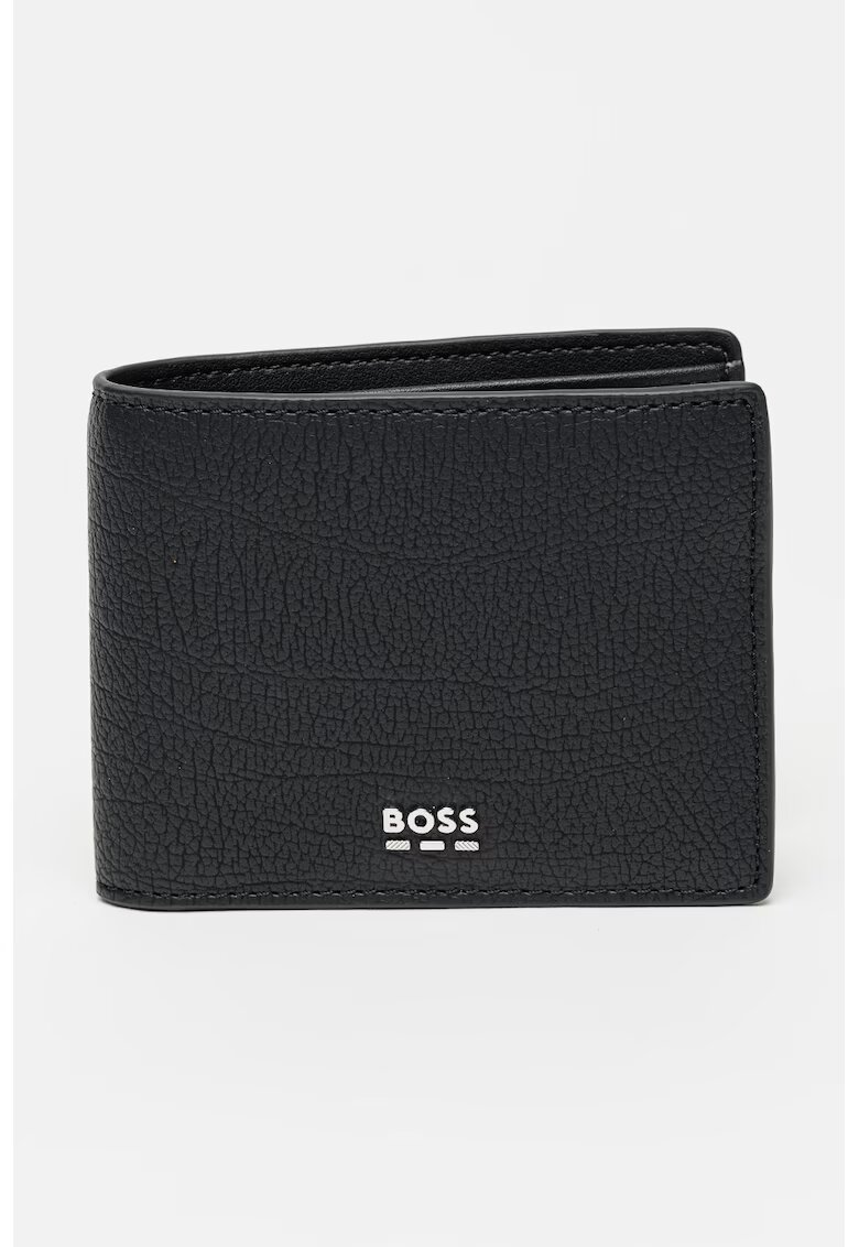BOSS Портфейл от еко кожа с прегъване