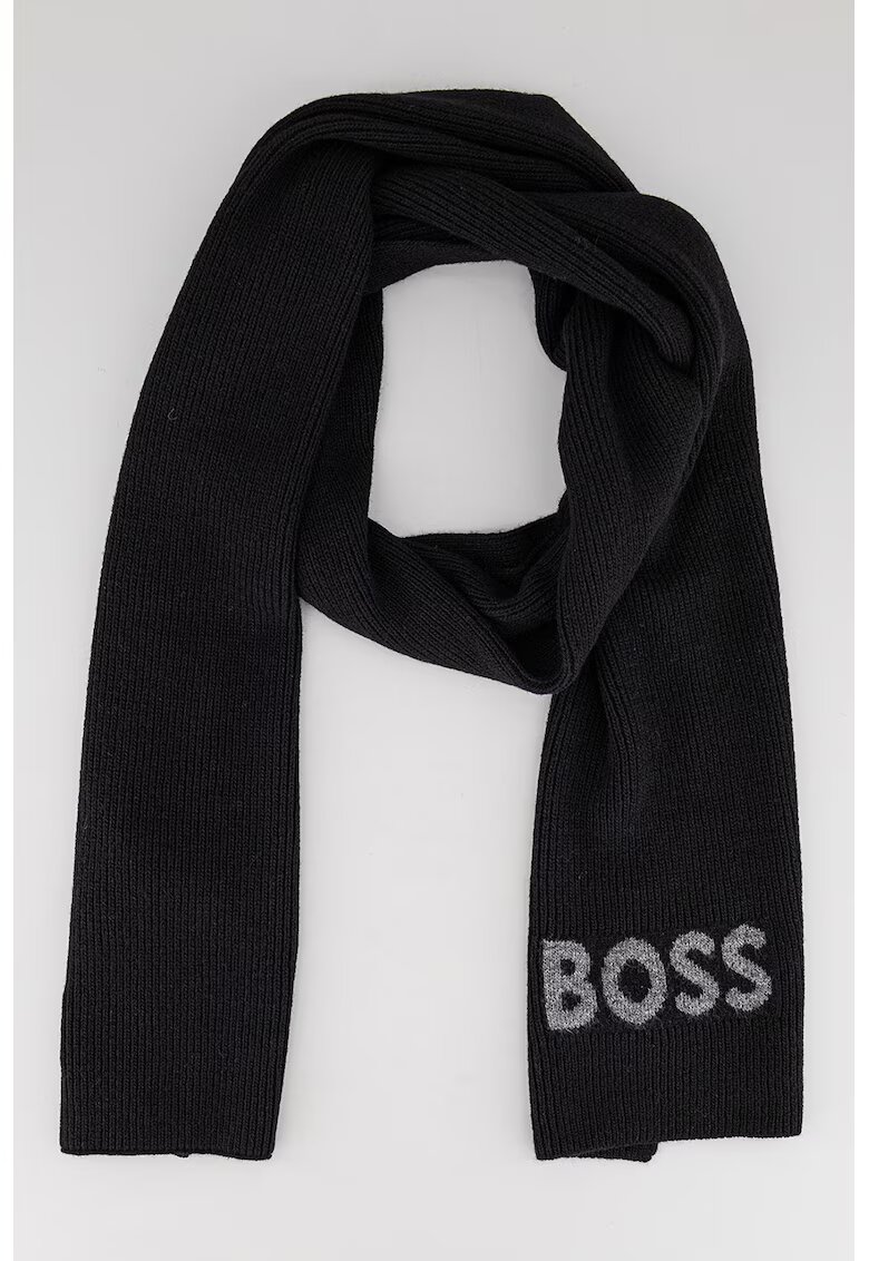 BOSS Шал с вълна с лого
