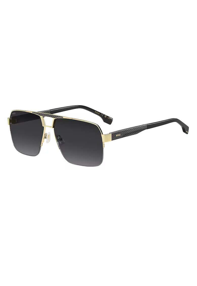 BOSS Слънчеви очила Aviator с градиента - Златист
