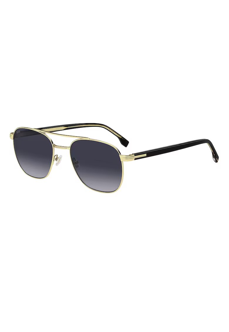 BOSS Слънчеви очила Aviator с лого - Златист/Черен