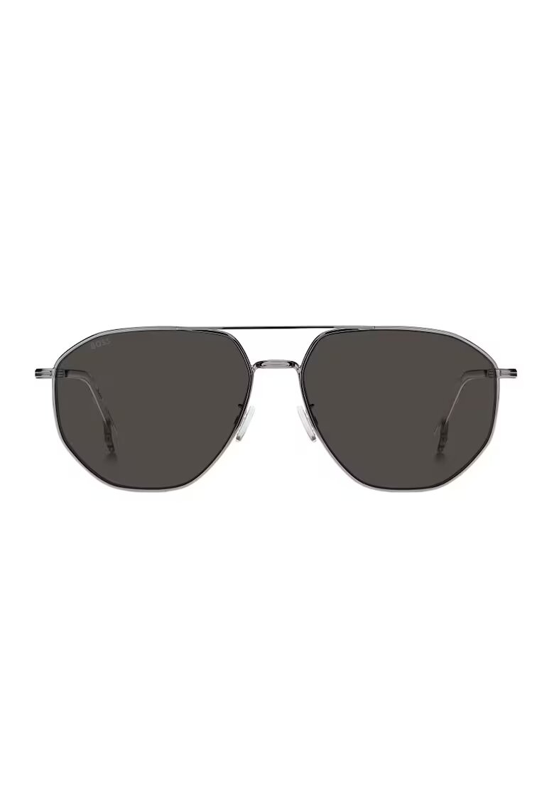 BOSS Слънчеви очила Aviator с плътни стъкла - Сребрист