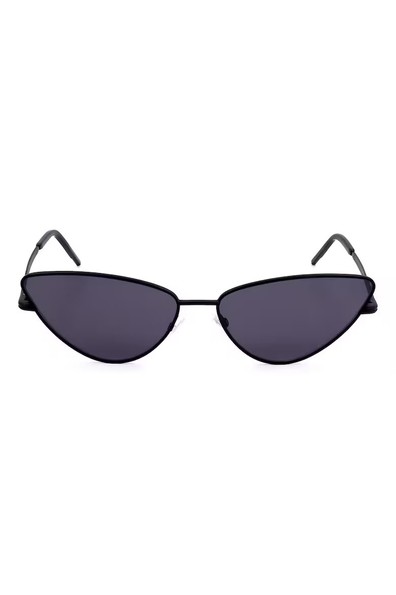 BOSS Слънчеви очила Cat-Eye от неръждаема стомана Черен