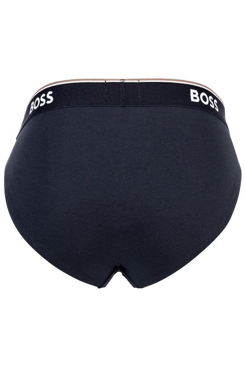 BOSS Слипове с лого - 3 чифта Черен