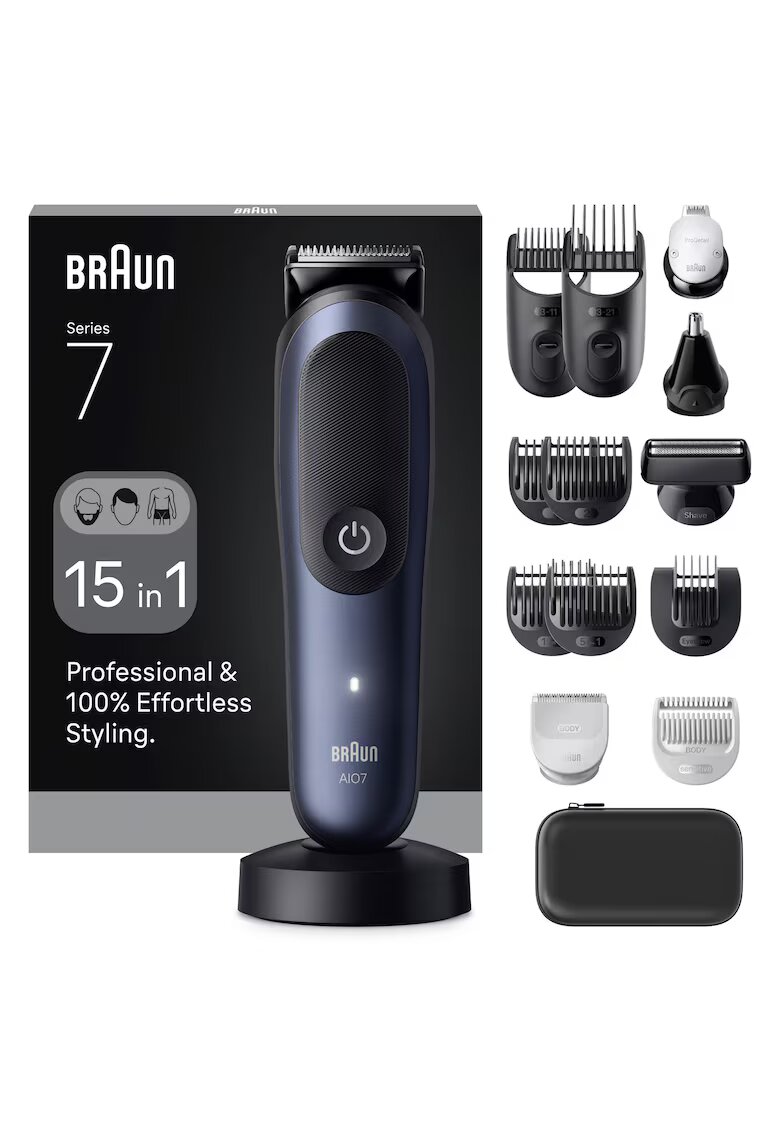 Braun Многофункционален тример All-in-One Series 7 - Сиво-син
