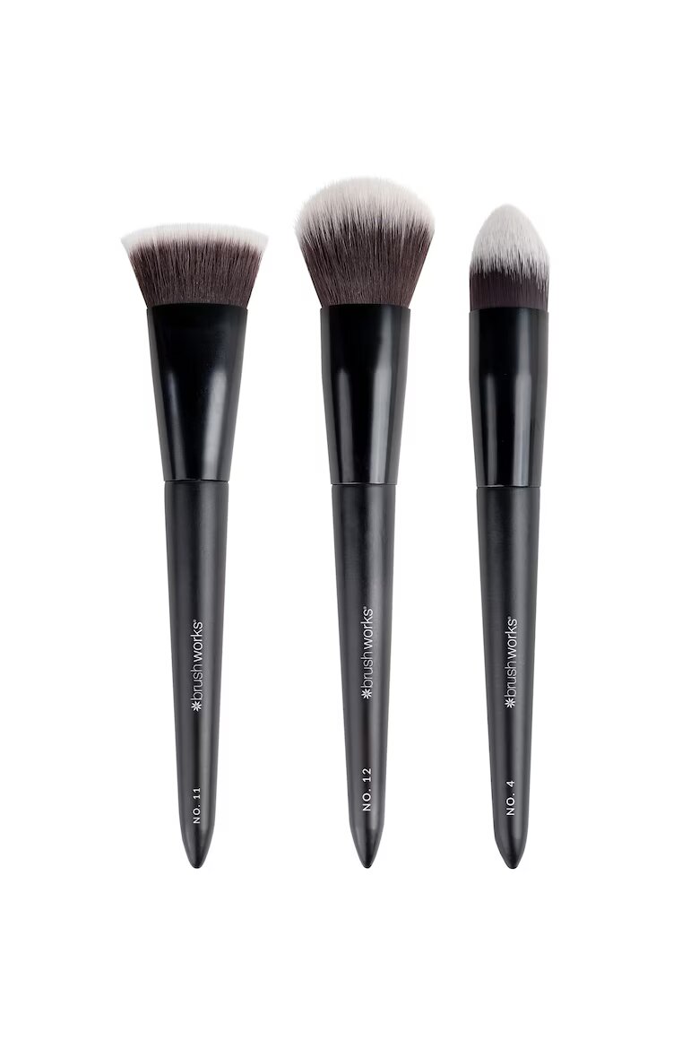 Brushworks Комплект четки Cream Contour & Blush
