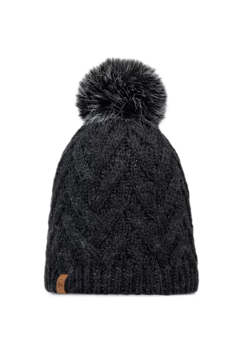 Buff Дамска шапка - Knitted Fleece Caryn Beanie 301410 - Черен