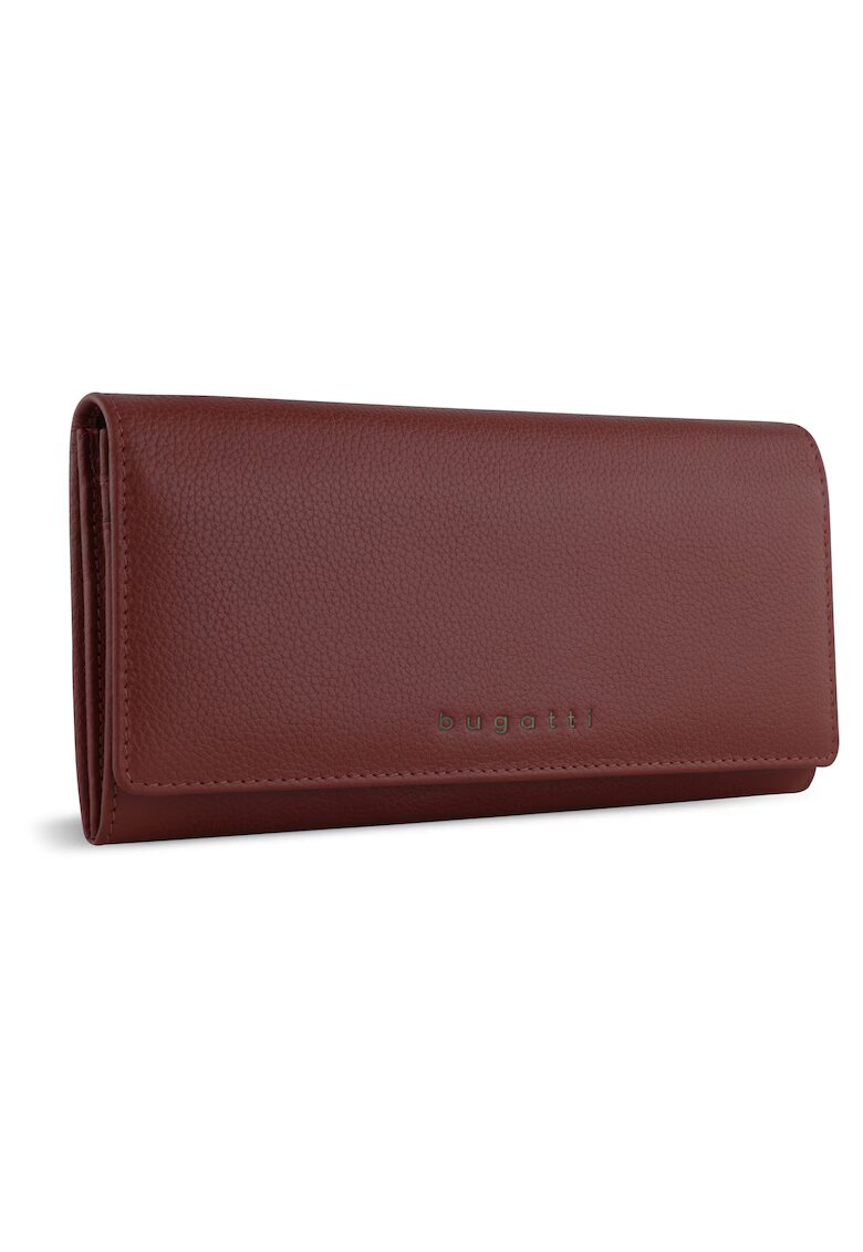 Bugatti Дамски портфейл Continental - естествена кожа - серия MIRA - 491011 - Интензивночервен