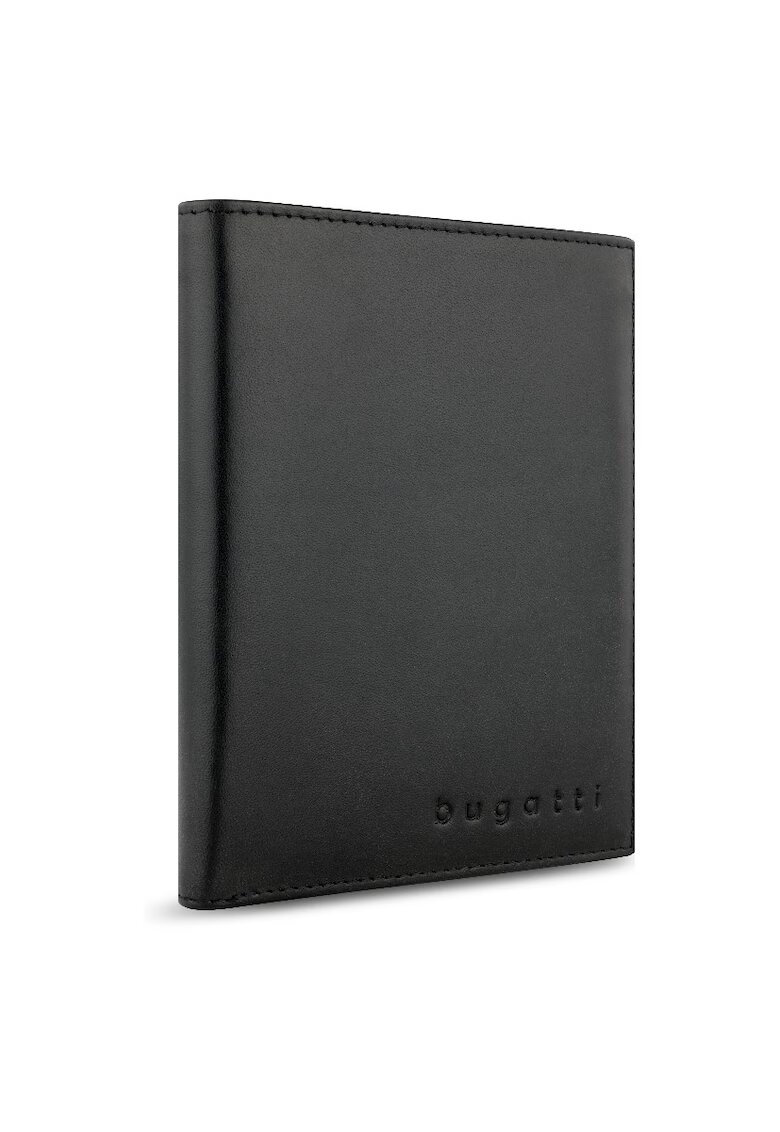 Bugatti Супер тънък мъжки портфейл - естествена кожа - 491901