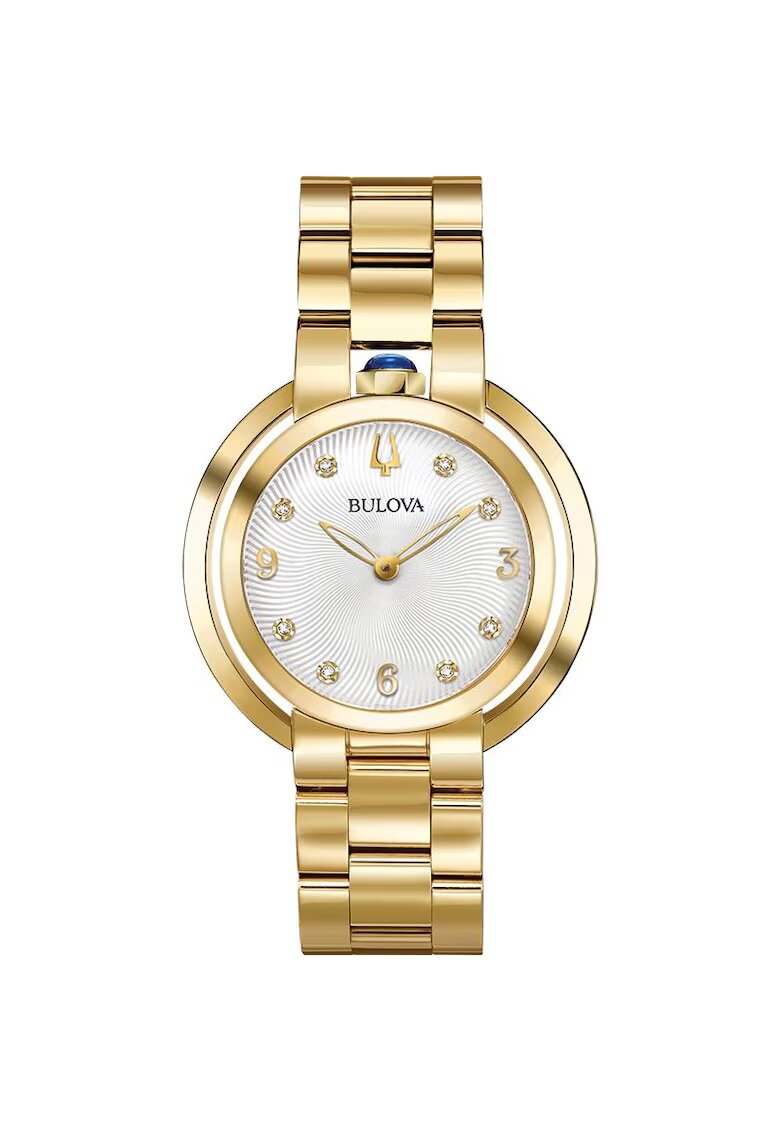 Bulova Дамски часовник 97P125 Кварцов Златист