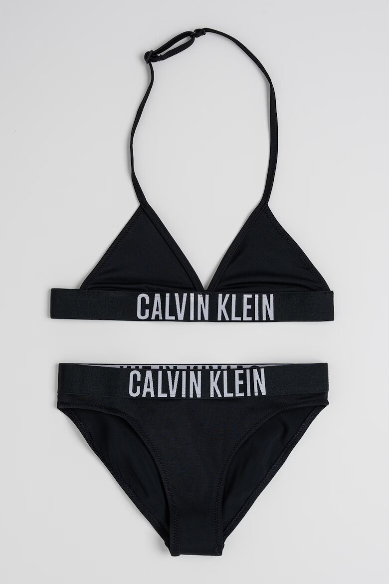CALVIN KLEIN Бански от 2 части с лого Черен