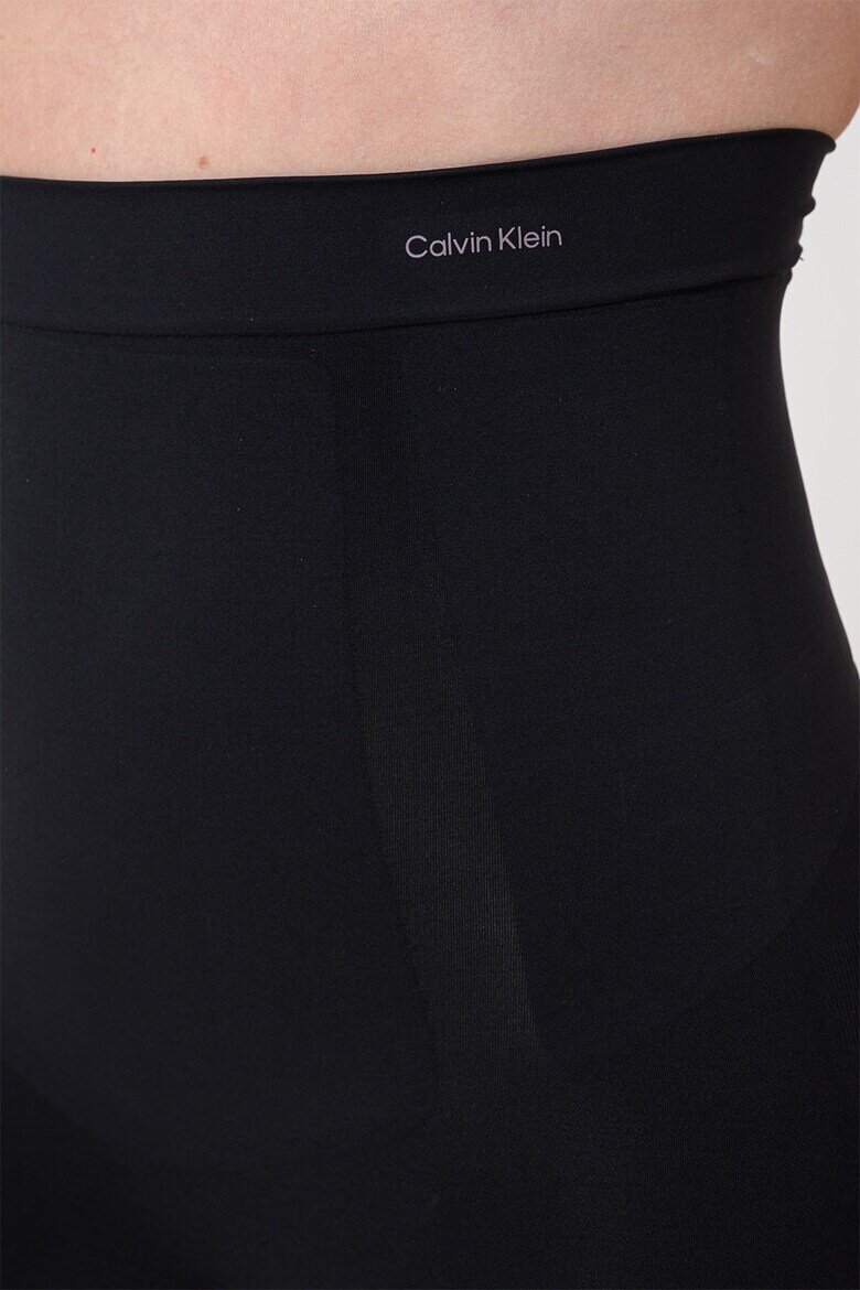 CALVIN KLEIN Безшевен клин с висока талия Черен