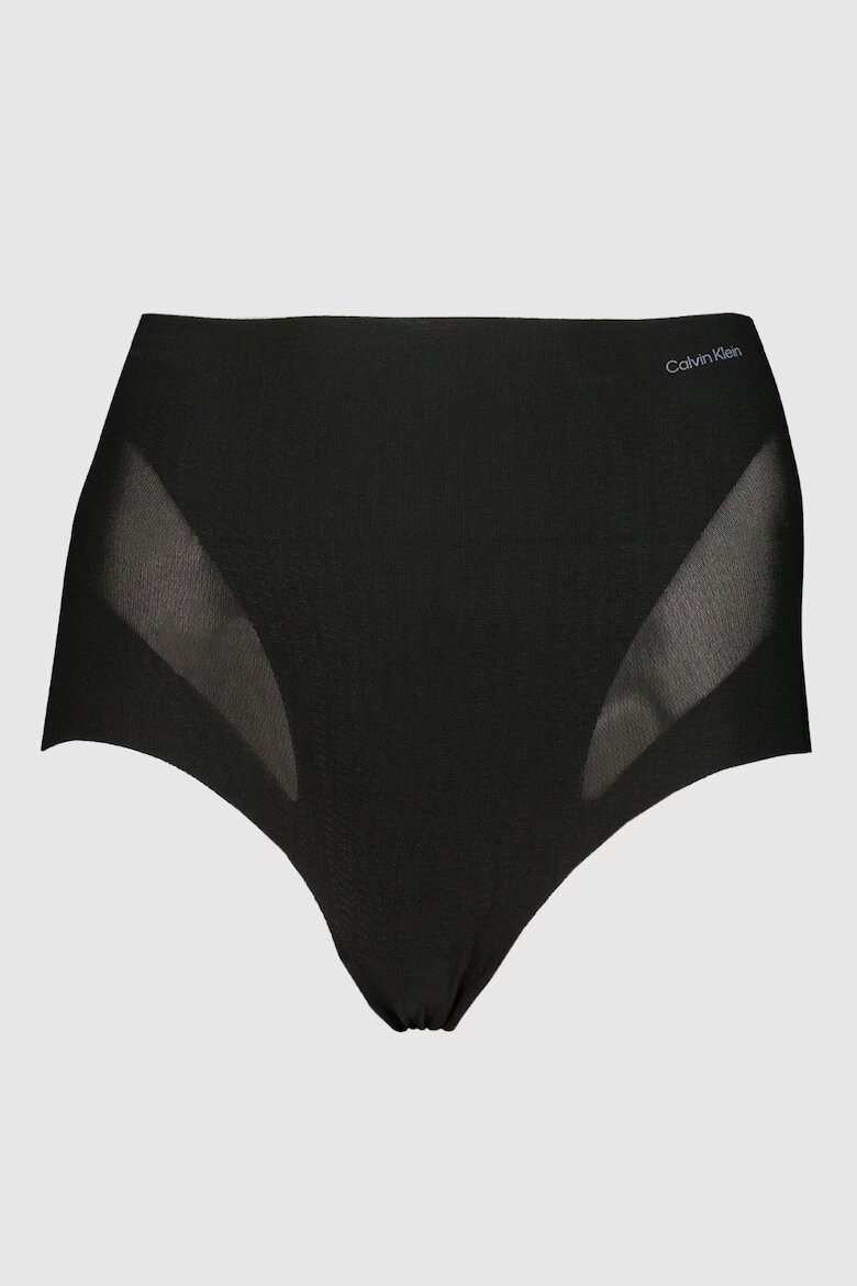 CALVIN KLEIN Безшевни бикини с висока талия Черен
