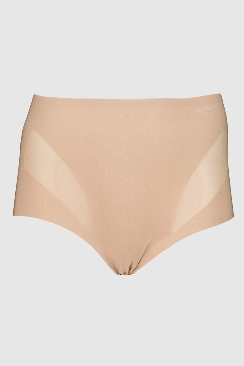 CALVIN KLEIN Безшевни бикини с висока талия Кафяв
