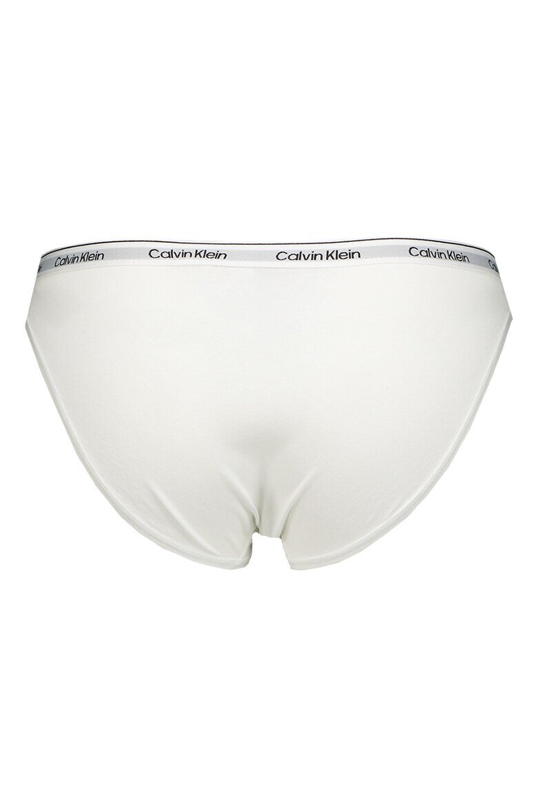 CALVIN KLEIN Бикини с лого - 3 чифта Бял/Черен/Тюркоаз