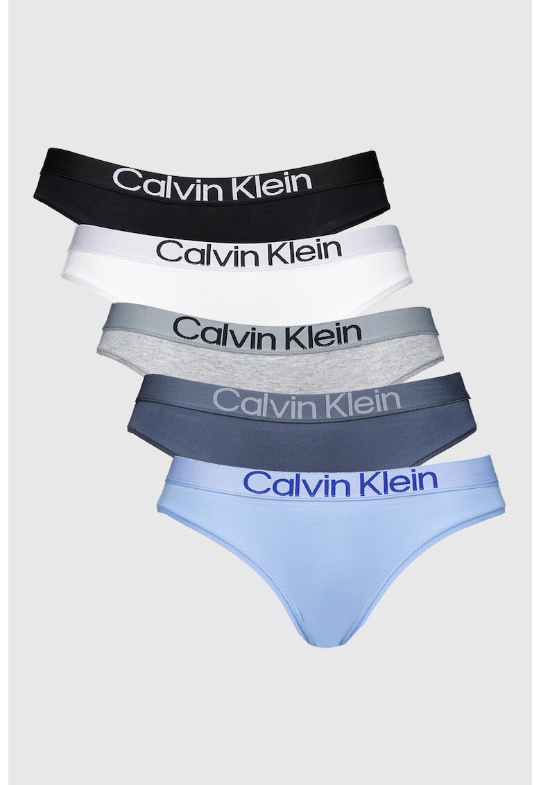 CALVIN KLEIN Бикини с лого - 5 чифта