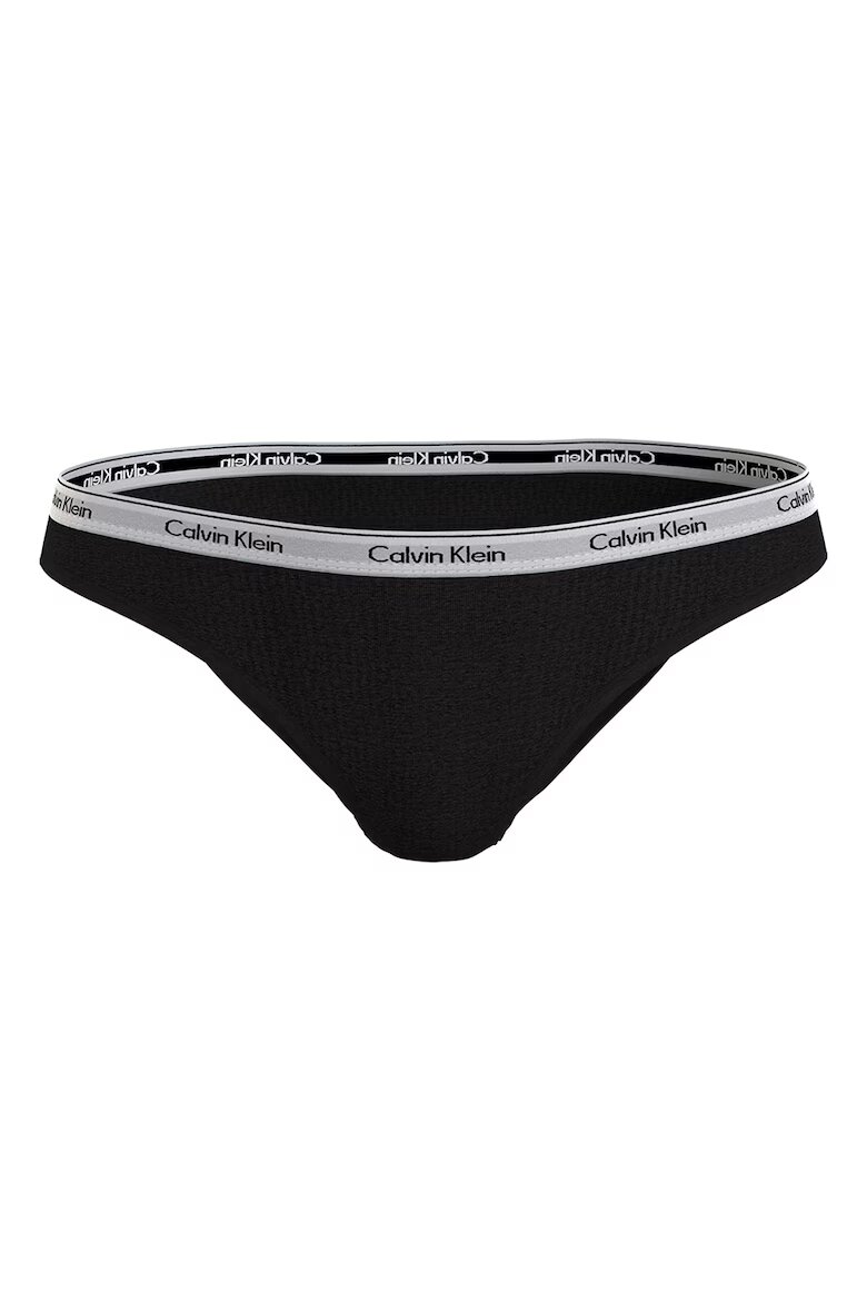 CALVIN KLEIN Бикини с лого Черен
