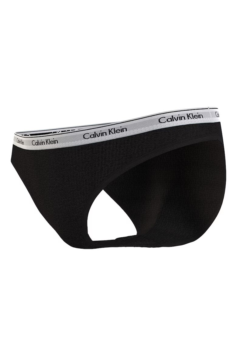 CALVIN KLEIN Бикини с лого Черен