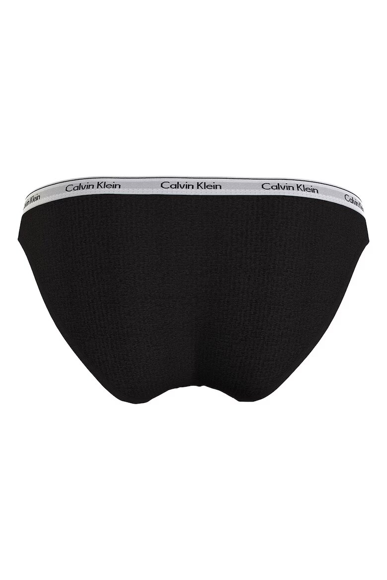 CALVIN KLEIN Бикини с лого Черен