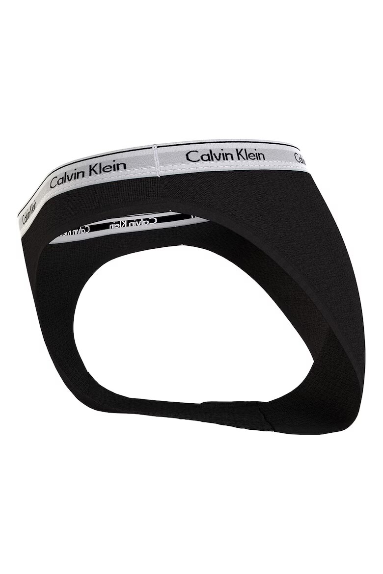 CALVIN KLEIN Бикини с лого Черен