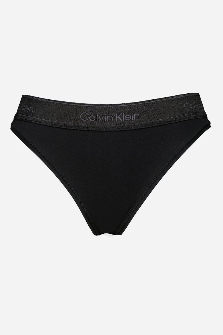 CALVIN KLEIN Бикини с модал с лого Черен