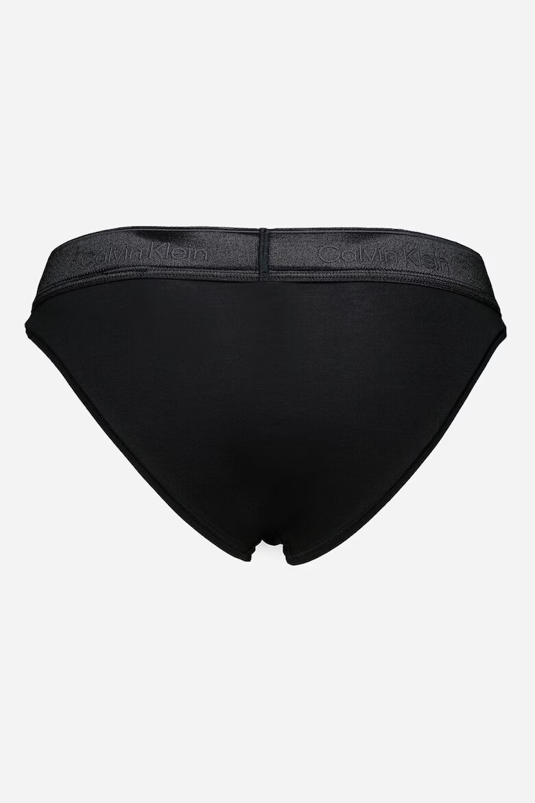 CALVIN KLEIN Бикини с модал с лого Черен