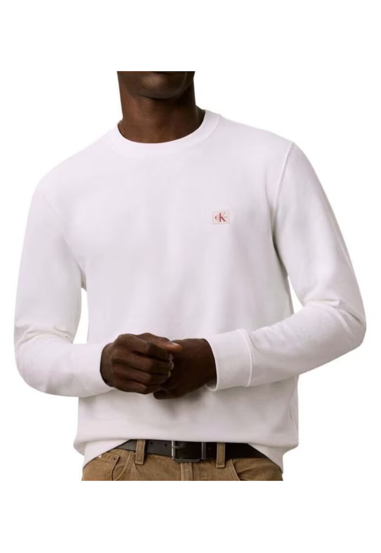CALVIN KLEIN Блуза CL LS 350TRRY WVN LBL CN SWTSHRT-LV04RG268G-YAF