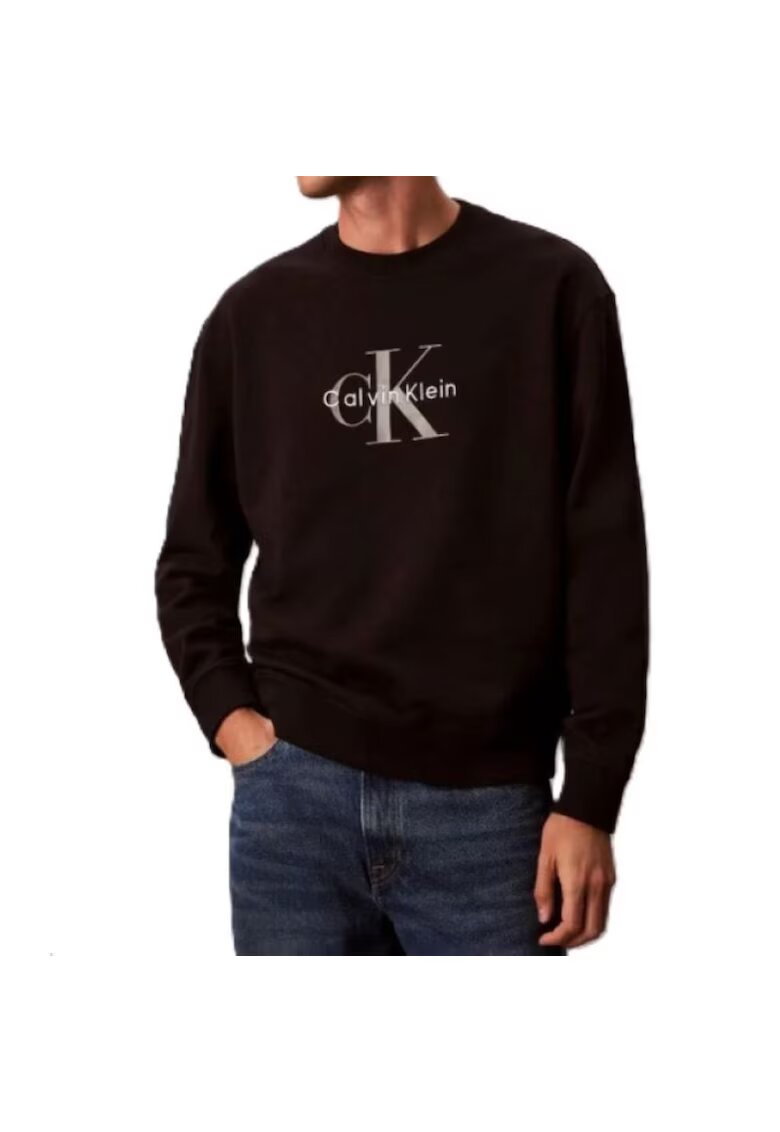 CALVIN KLEIN Блуза LS EU 350TERRY MONOLOGOCN SWTSH-LV04RD242G-UB1