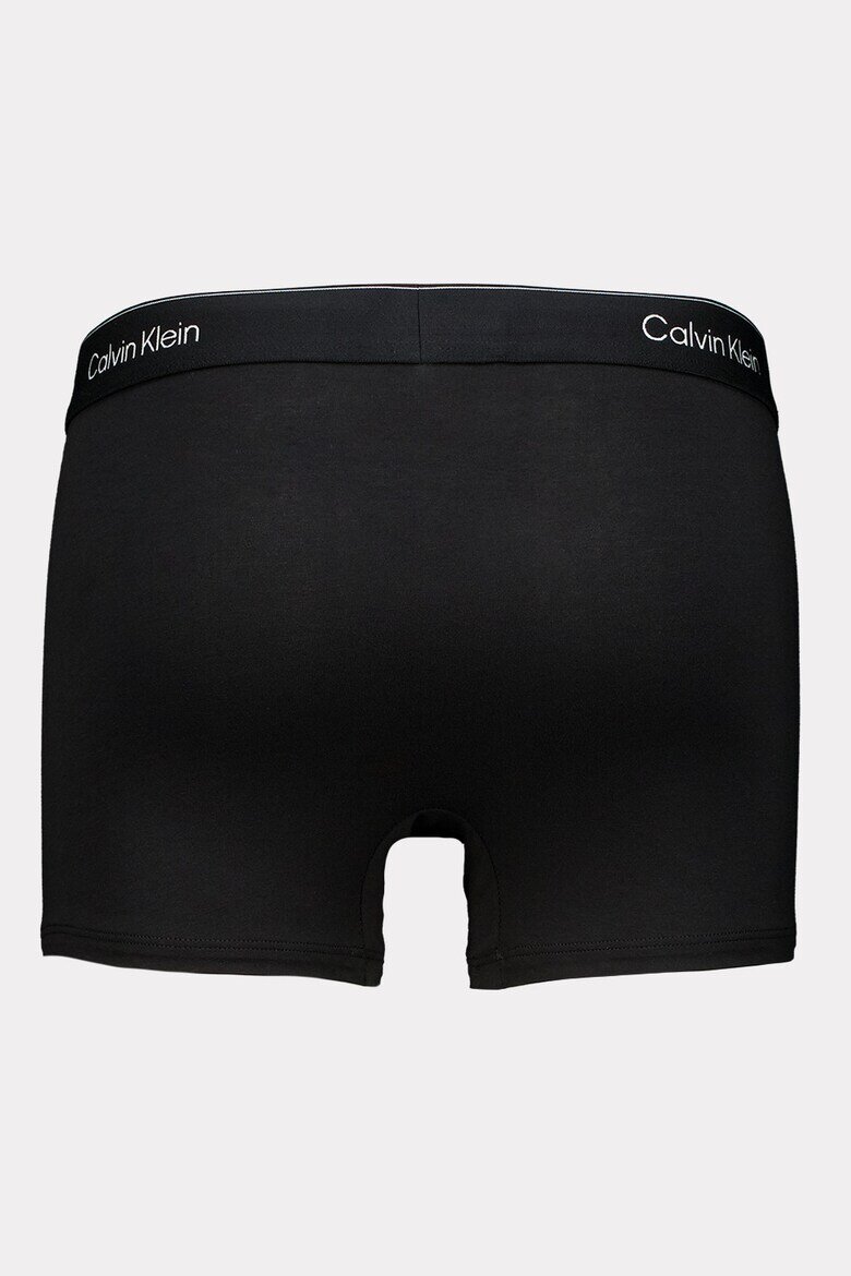 CALVIN KLEIN Боксерки с памук - 3 чифта Червен/Черен/Сив