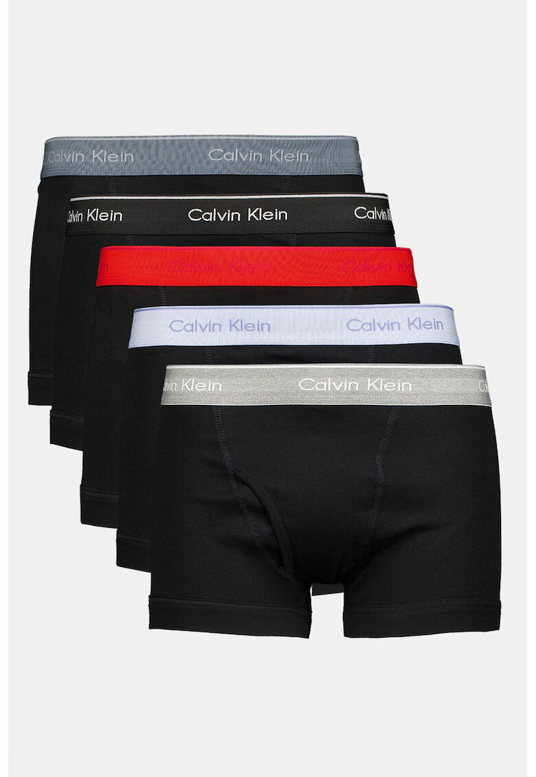 CALVIN KLEIN Боксерки с еластична талия с лого - 5 чифта