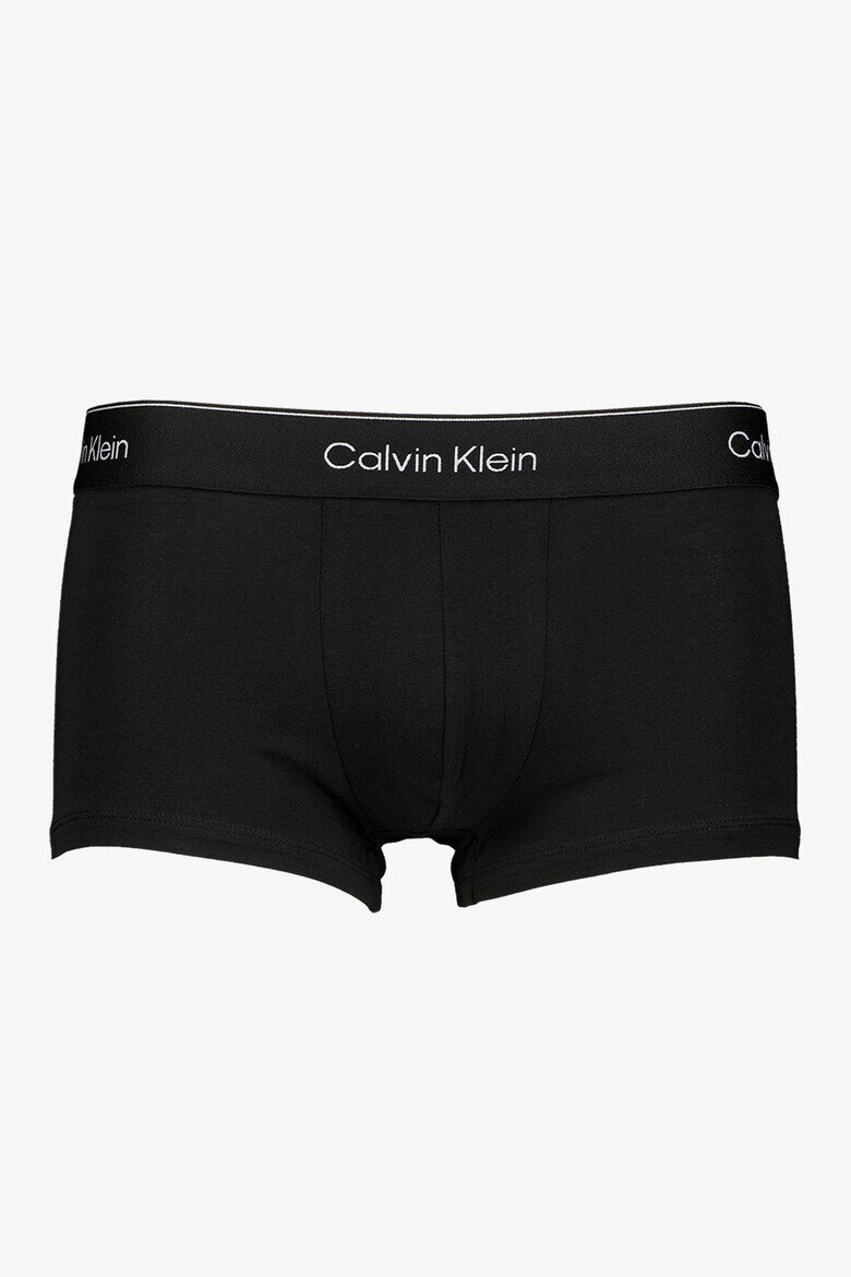 CALVIN KLEIN Боксерки с лого - 3 чифта Антрацитно черно