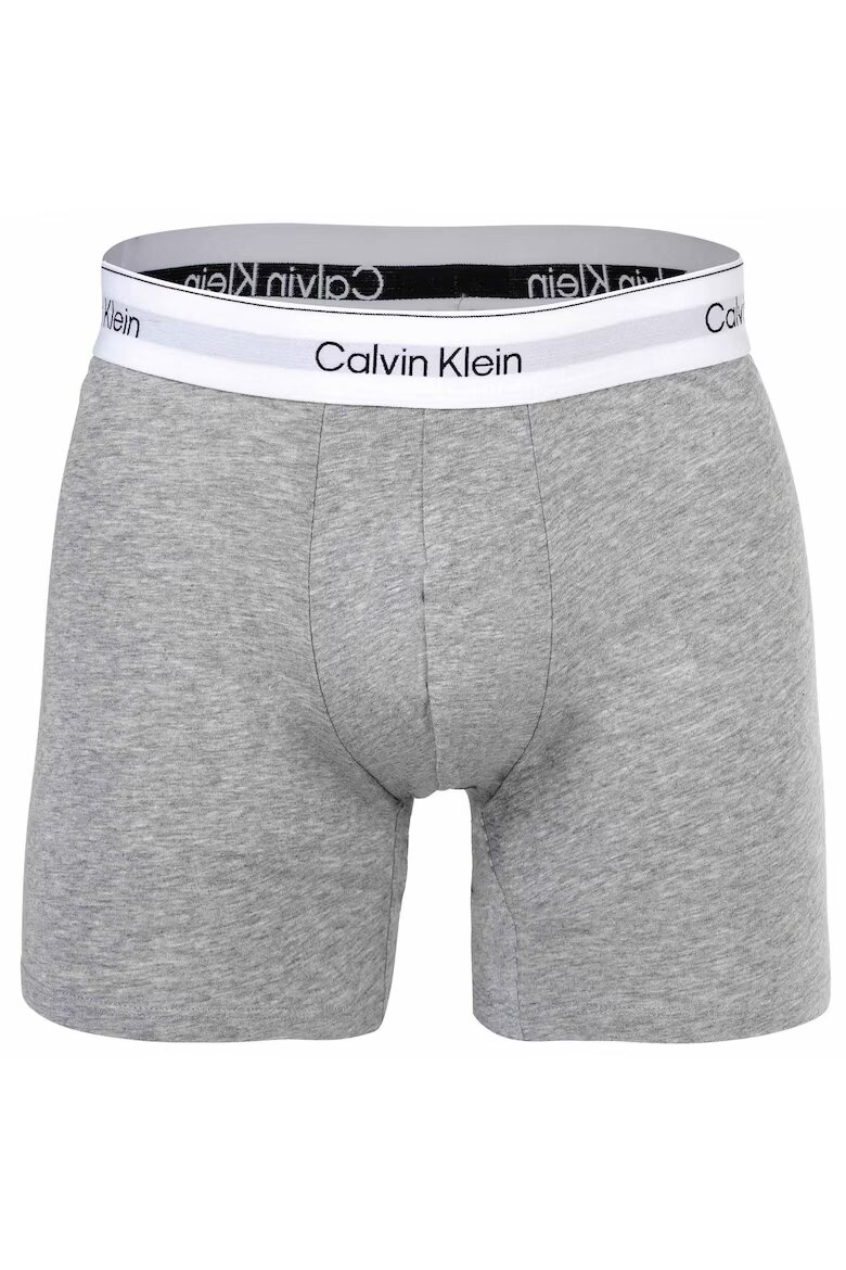 CALVIN KLEIN Боксерки с лого - 3 чифта Бял/Черен/Сив