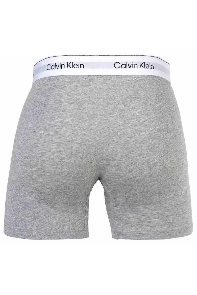 CALVIN KLEIN Боксерки с лого - 3 чифта Бял/Черен/Сив