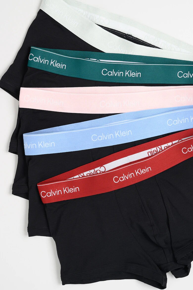 CALVIN KLEIN Боксерки с лого - 5 чифта Черен