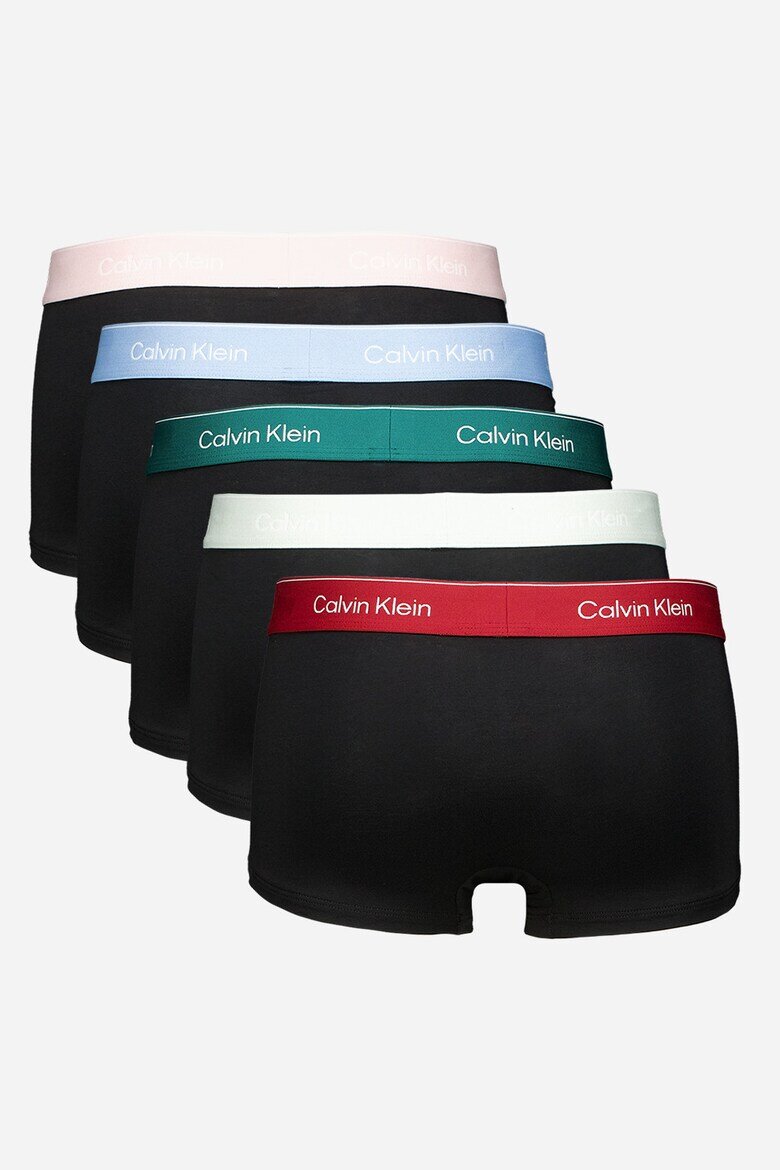 CALVIN KLEIN Боксерки с лого - 5 чифта Черен