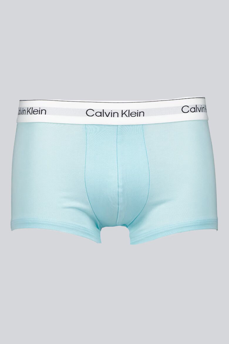 CALVIN KLEIN Боксерки с лого - 5 чифта Сив/Антрацитно черно/Син