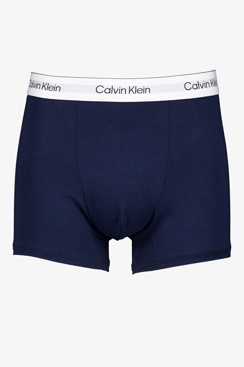 CALVIN KLEIN Боксерки с лого - 5 чифта Сив/Зелени аспержи/Антрацитно черно
