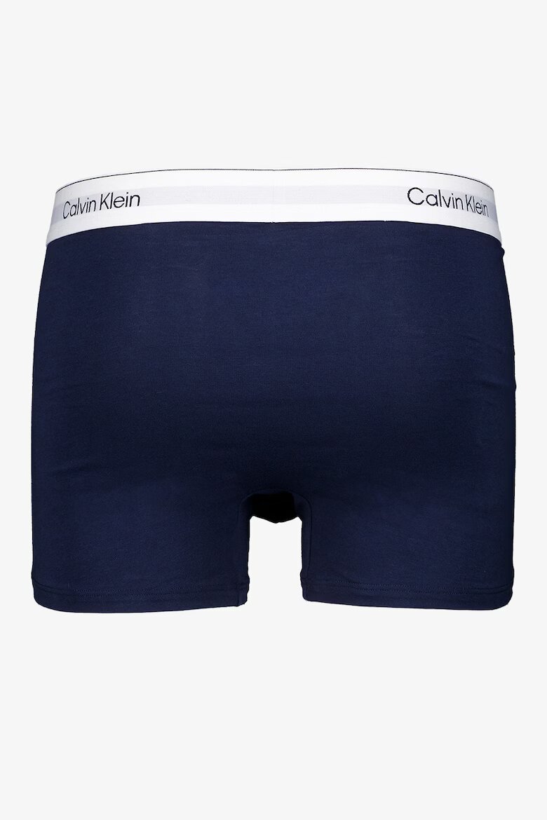 CALVIN KLEIN Боксерки с лого - 5 чифта Сив/Зелени аспержи/Антрацитно черно