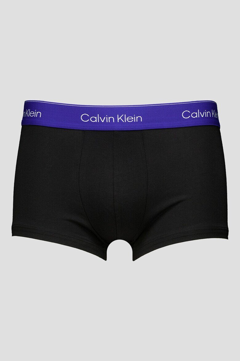 CALVIN KLEIN Боксерки с лого - 5 чифта Светло сив/Лайм зелено/Син