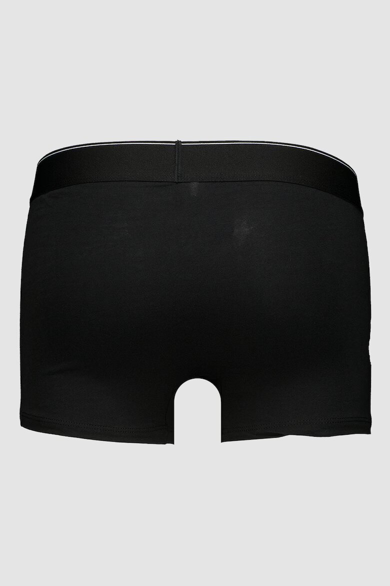 CALVIN KLEIN Боксерки с лого на талията - 3 чифта Черен