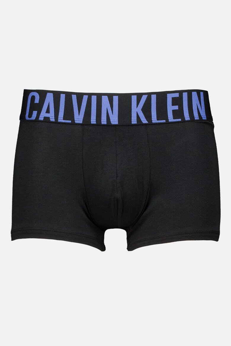 CALVIN KLEIN Боксерки с лого на талията - 3 чифта Черен/Избеляло черно/Мръснобял