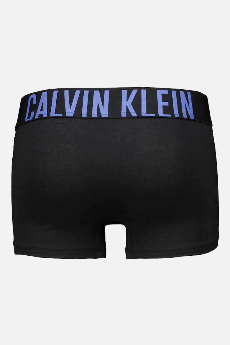 CALVIN KLEIN Боксерки с лого на талията - 3 чифта Черен/Избеляло черно/Мръснобял