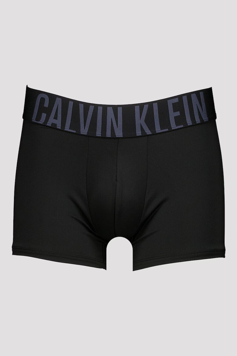 CALVIN KLEIN Боксерки с лого на талията - 3 чифта Червен/Черен/Въглен сиво
