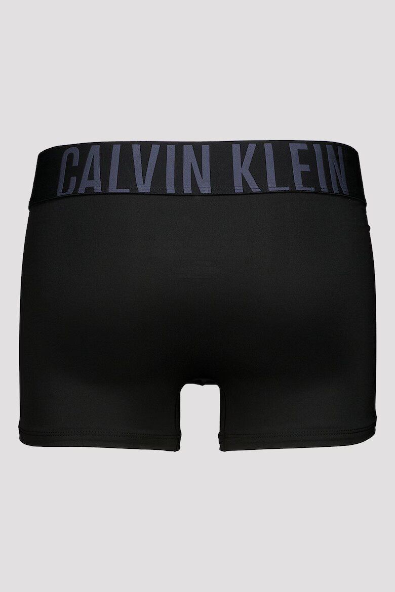 CALVIN KLEIN Боксерки с лого на талията - 3 чифта Червен/Черен/Въглен сиво