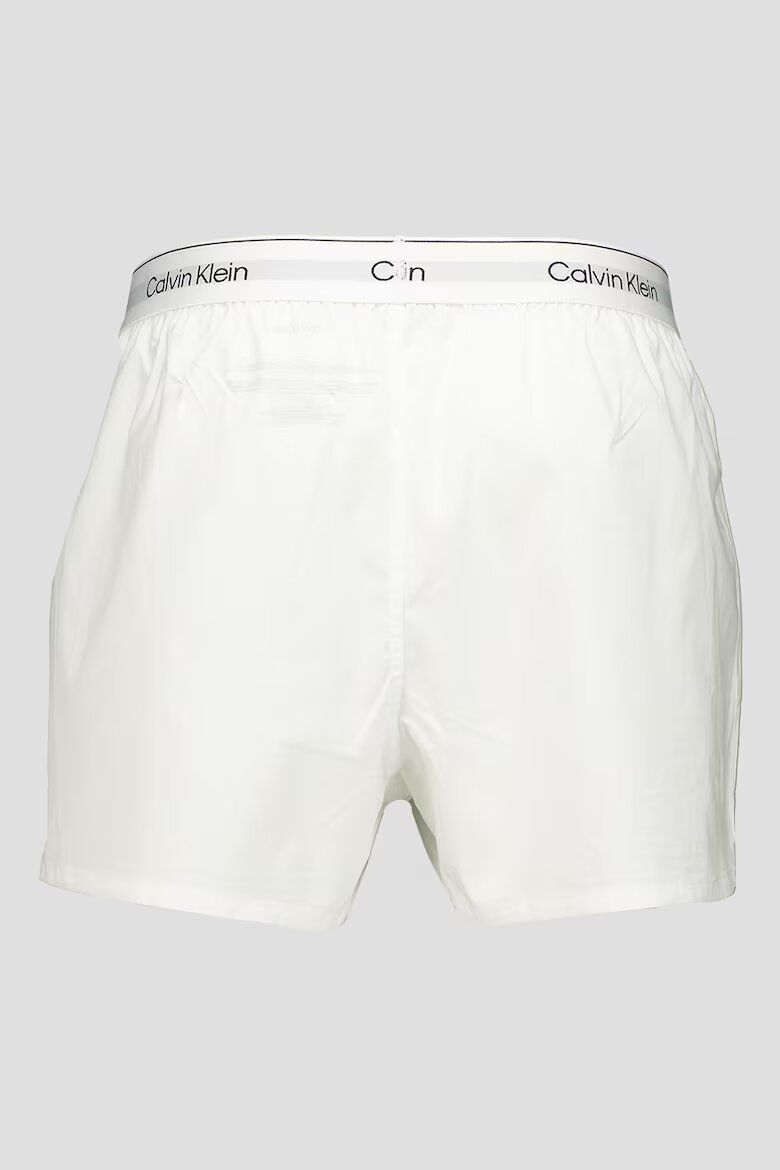 CALVIN KLEIN Боксерки с памук - 3 чифта Черен/Бял