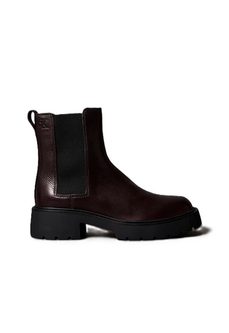 CALVIN KLEIN Боти CHUNKY CHELSEA BOOT SUEDE-YW0YW02071-PA8