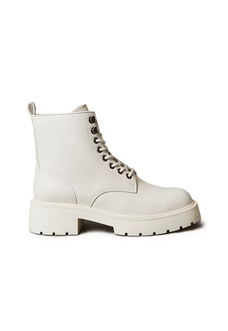 CALVIN KLEIN Боти CHUNKY LACE UP ZIP BOOT-YW0YW01999-YAJ