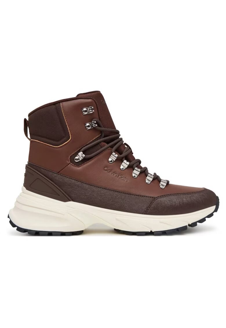 CALVIN KLEIN Боти HIKE RUNNER MID LACEUP LTH-HM0HM02323-0GR