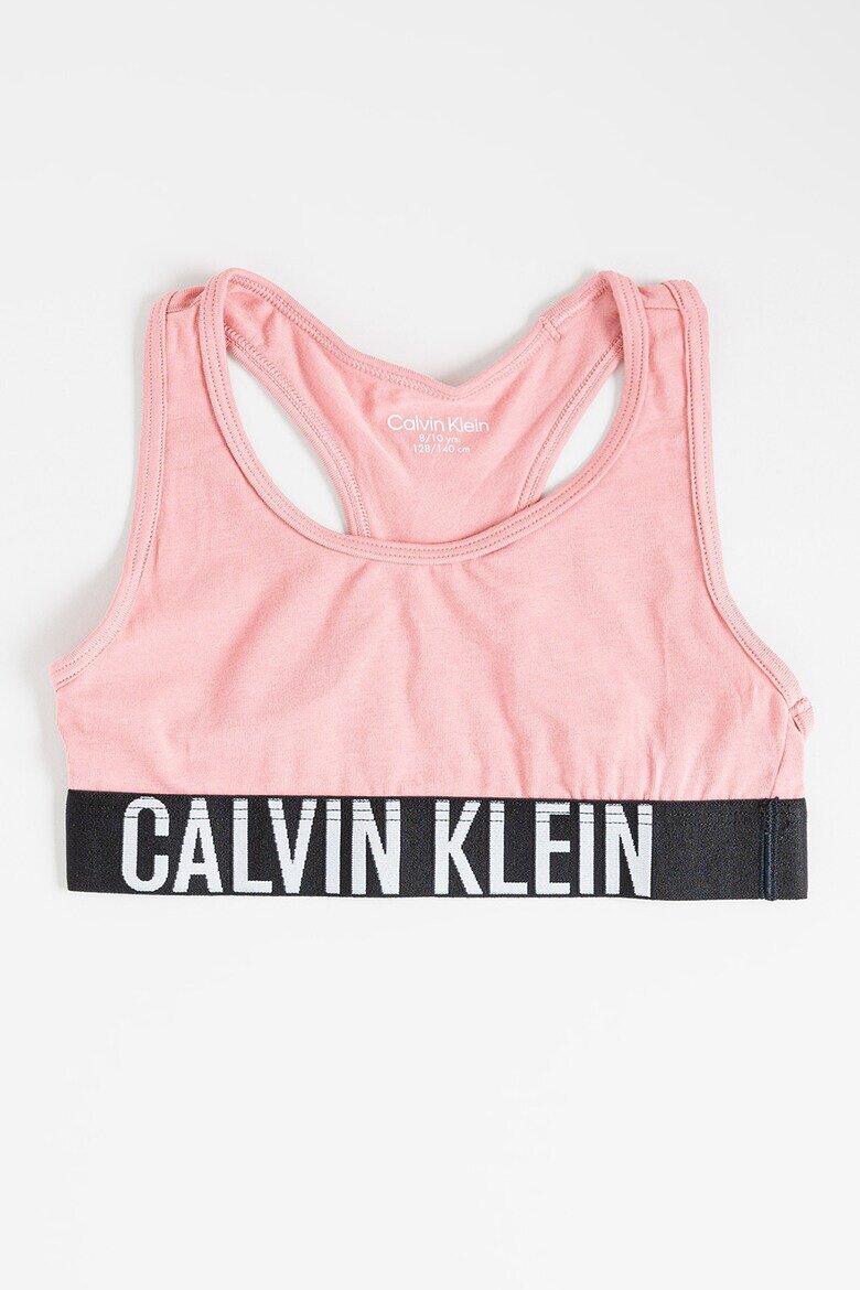 CALVIN KLEIN Бюстиета с лого- 2 броя Черен/Розова сьомга