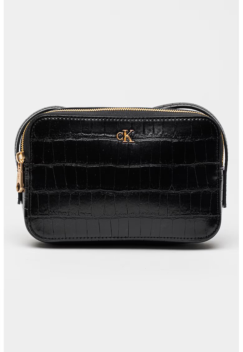 CALVIN KLEIN Чанта от еко кожа с шагрен
